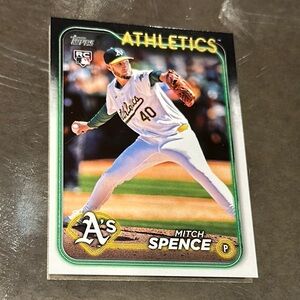 Mitch Spence Athletics Baseball Card